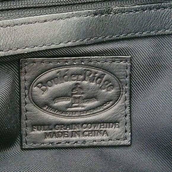 Boulder Ridge Vintage Leather Backpack Black Full Grain Cowhide Womens main image 4